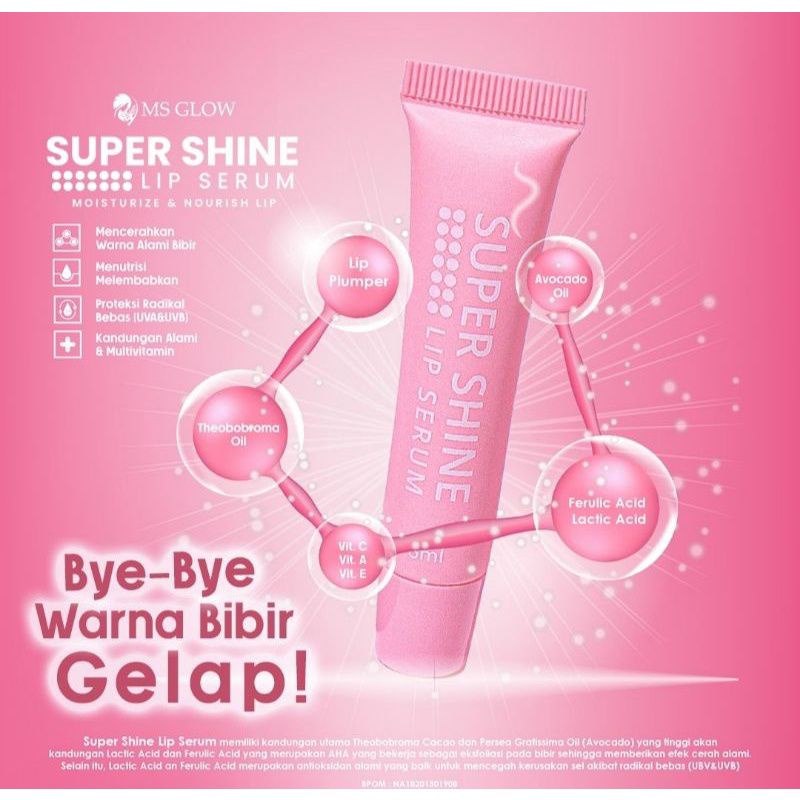 Lip Serum Mk glow Ready stok