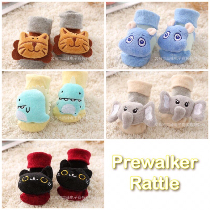 Rattle / Gelang Rattle Bayi / Gelang Kerincing Kaos Kaki Kerincing Boneka Rattle Baby Socks Edukasi-5