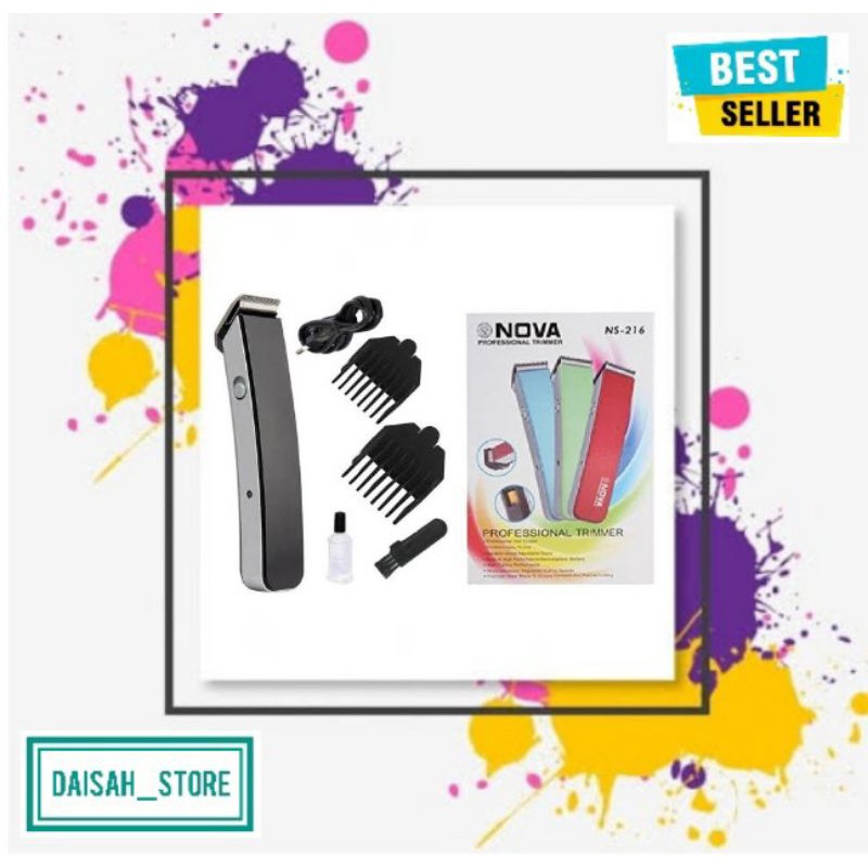 CUKUR NOVA NS216 / ALAT CUKUR SET / ALAT CUKUR PORTABLE NOVA NS216