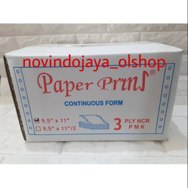 

Continuous Form 3 ply PAPERPRYNS - Kertas Komputer Murah