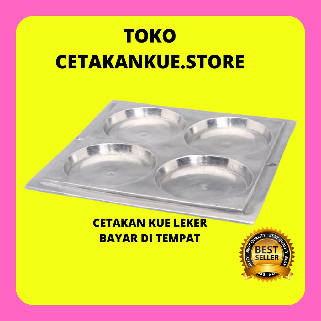 CETAKAN KUE LEKER ISI 4 LUBANG