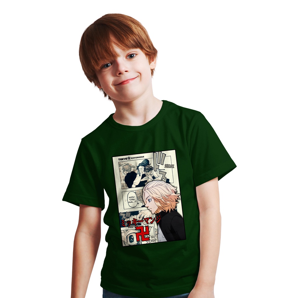 T-SHIRT DISTRO KIDS KAOS  ANIME  MIKEY MANJI MANGA TOKYO REVENGERS