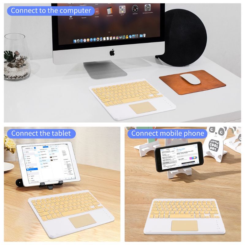 Goojodoq Keyboard Wireless Bluetooth Touchpad