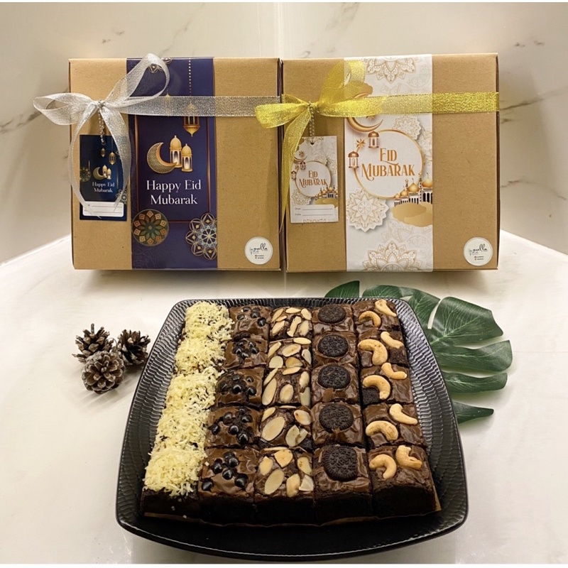 

Fudge Chocolate Brownies ( Hampers Idul Fitri Lebaran )