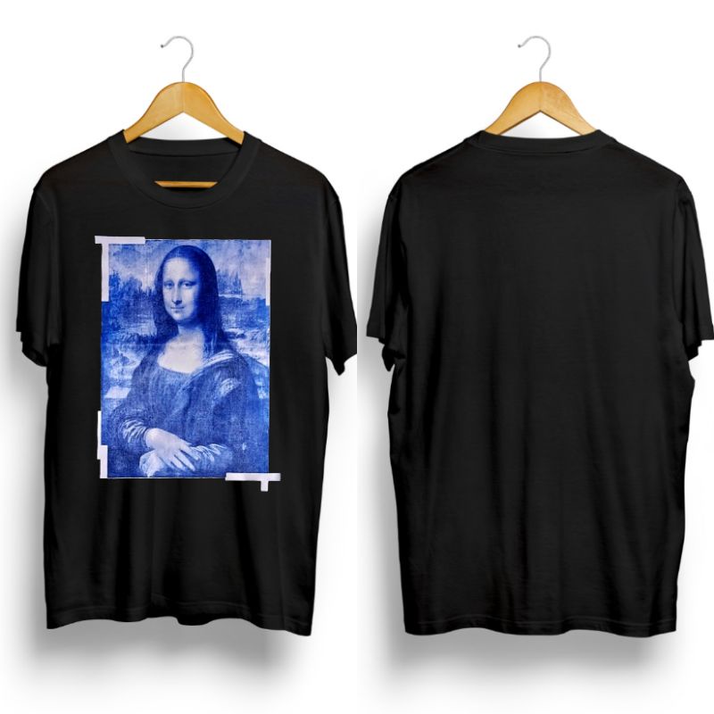 kaos pria/MONALISA RED/kaos distro