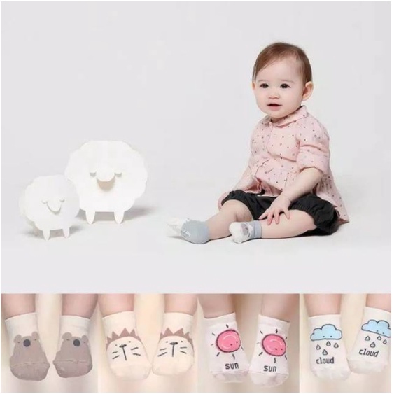 KS3 | KAOS KAKI SEPATU ANAK BAYI CUTE ANIMAL 3D BAHAN KATUN BREATHABLE NYAMAN DI PAKAI IMPORT | RUZAIN MALL