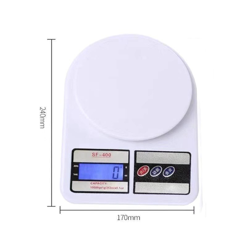 Grosir - 693 Timbangan Dapur Digital 10Kg / Timbangan SF-400 / Timbangan Pembuatan Cake