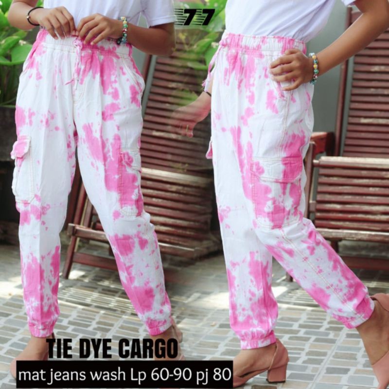 CARGO TIE DYE ANAK TANGGUNG UMUR 11-13 TAHUN