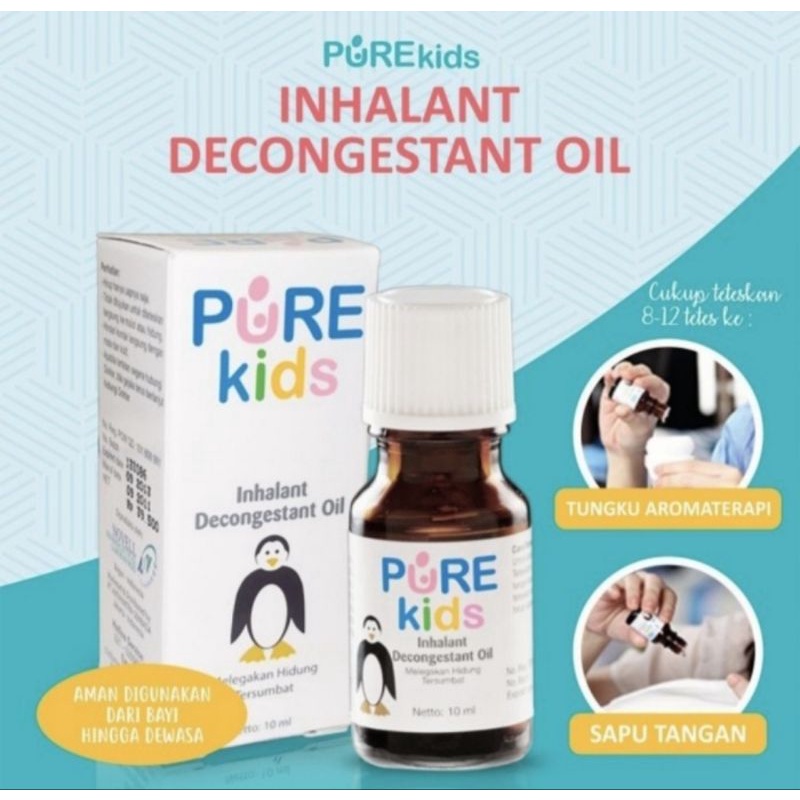 Pure Kids Inhalant Decongestant Oil 10ml
