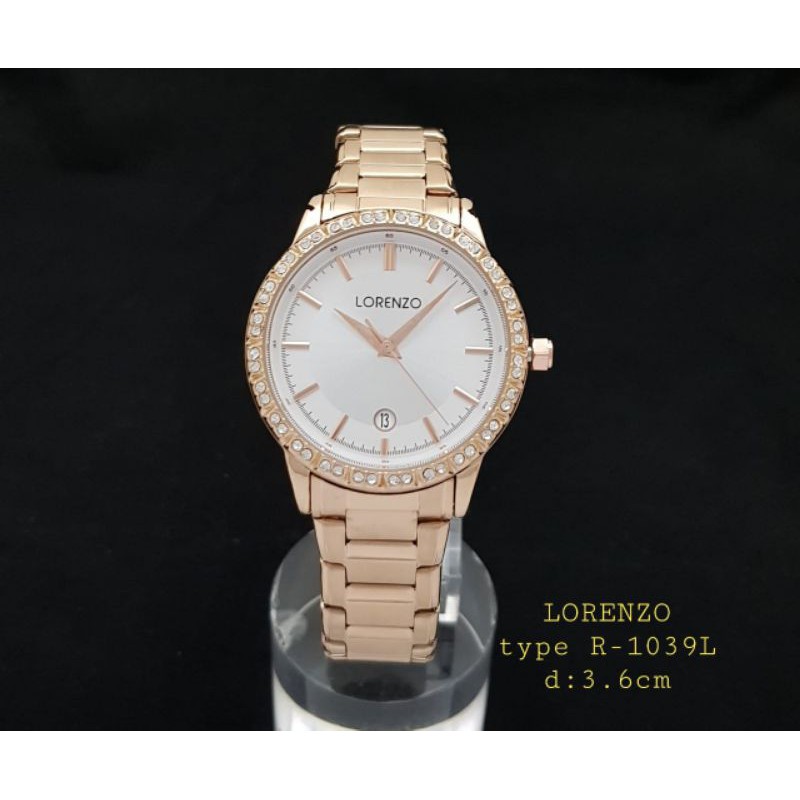 Lorenzo R1089L Jam tangan wanita original