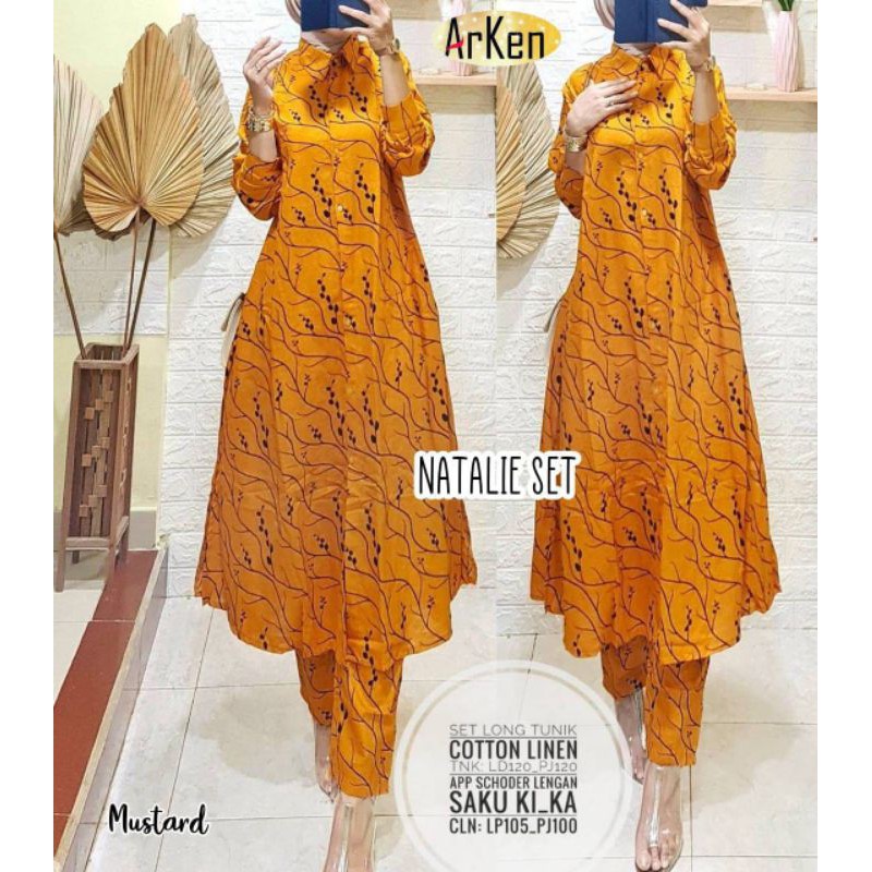 Tunik long Natalie set by Arken