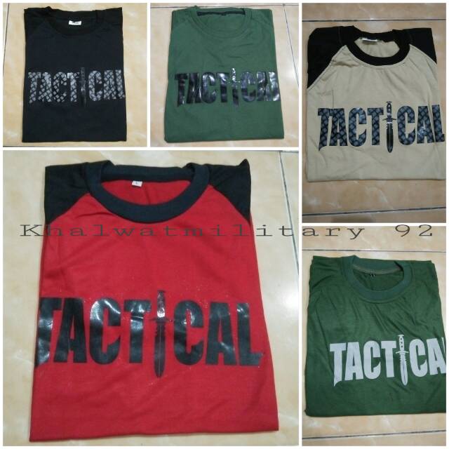 Kaos lengan pendek tactical