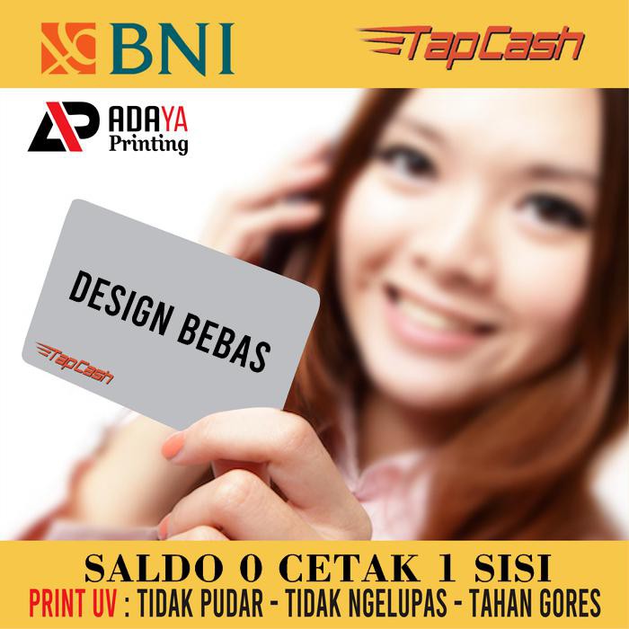 

PROMO - TapCash BNI Custom Cetak 1 Sisi Saldo 0 EXPRESS KD02