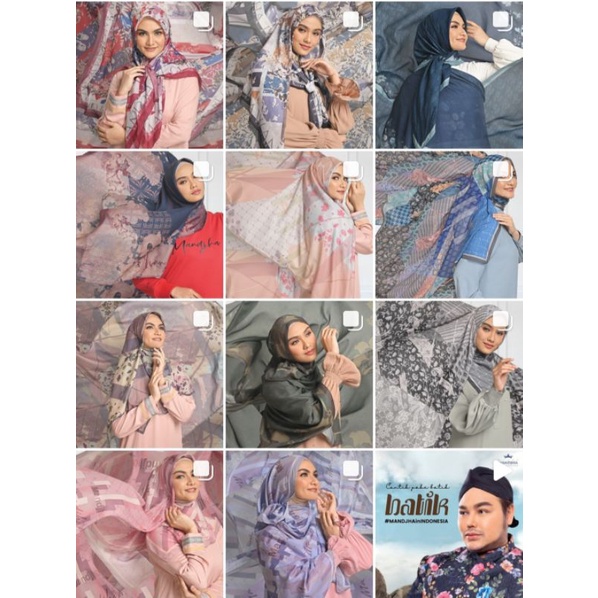 Mandjha Ivan Gunawan Fashion Scarf Motif