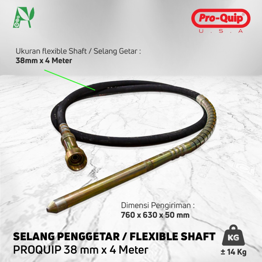 SELANG VIBRATOR COR BETON - CONCRETE VIBRATOR PROQUIP