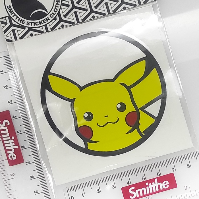 Stiker Pikachu Pokemon Anime Cutting Sticker