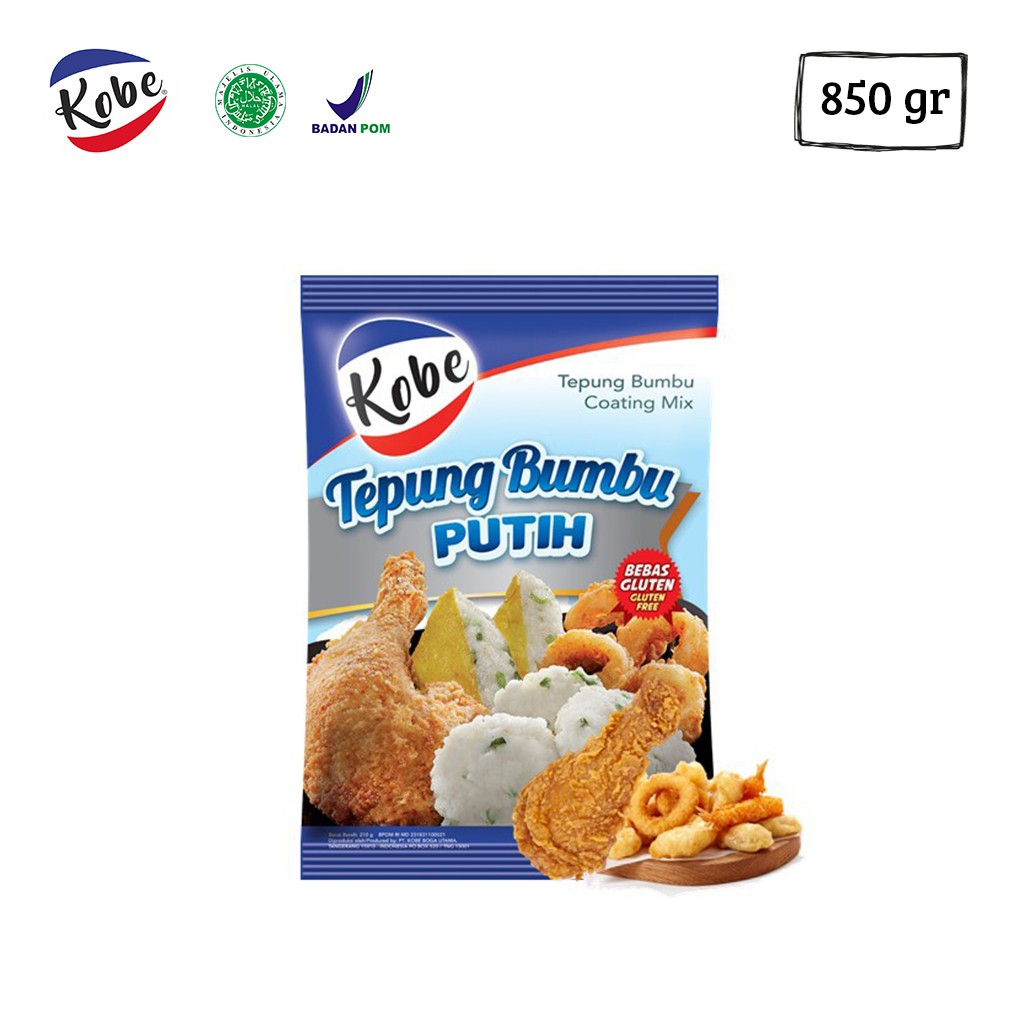 

Kobe Tepung Bumbu Putih [850 gr]
