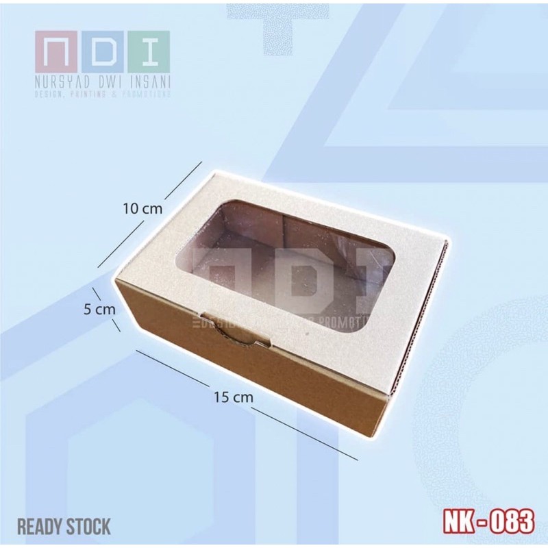 

DUS BOX CORRUGATED 1 PAK (ISI 20 pcs) Uk. 15x10x5cm
