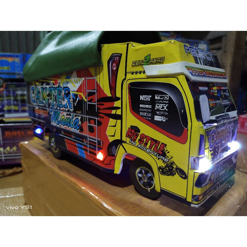 TRUK OLENG MIINIATUR TRUK OLENG MAINAN ANAK  UKURAN 42 CM