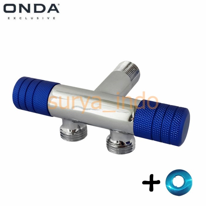 STOP VALVE 1/2&quot; ONDA SV 12 BL STOP KRAN DOUBLE / KERAN CABANG SHOWER