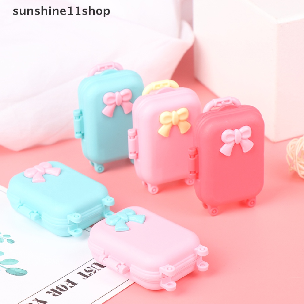 Sho 5Pcs Miniatur Tas Koper Untuk Dekorasi Rumah Boneka