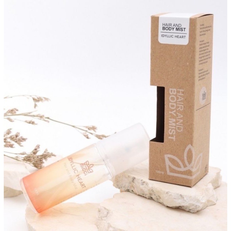 HAIR BODY MIST IDYLLIC HEART 100ml / Body mist segar body mist fresh body mish harum hair