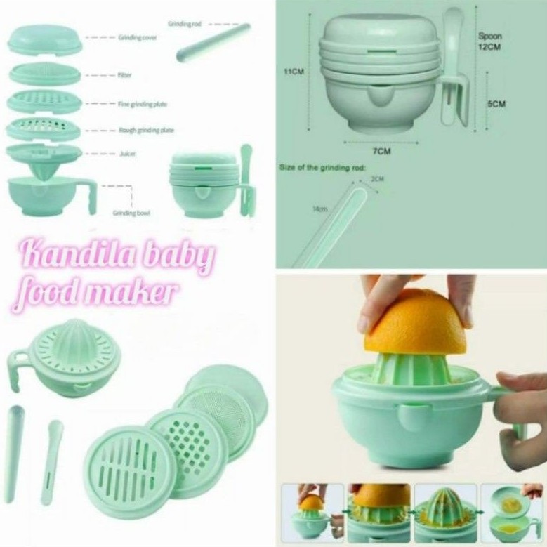 KANDILA Baby Food Masker KDL 024 Pembuat Makanan Bayi MPASI