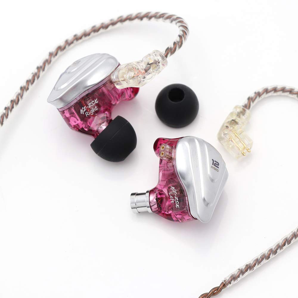 KZ ZSX Knowledge Zenith Terminator 5BA+1DD Hybrid 12 Driver HIFI IEM