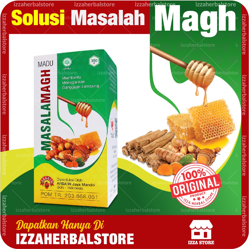 MADU MASALAMAGH Madu Mengatasi Masalah MAAG Kronis Dan ASAM LAMBUNG Asli Original Dari BPOM