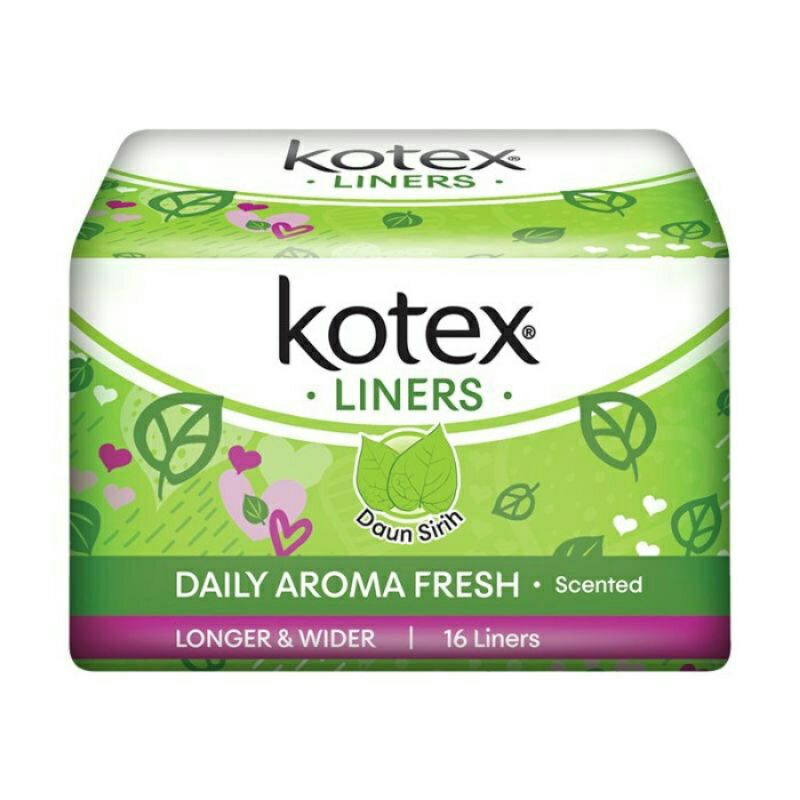 Kotex Pantyliner Daun Sirih Longer & Wider - 16s