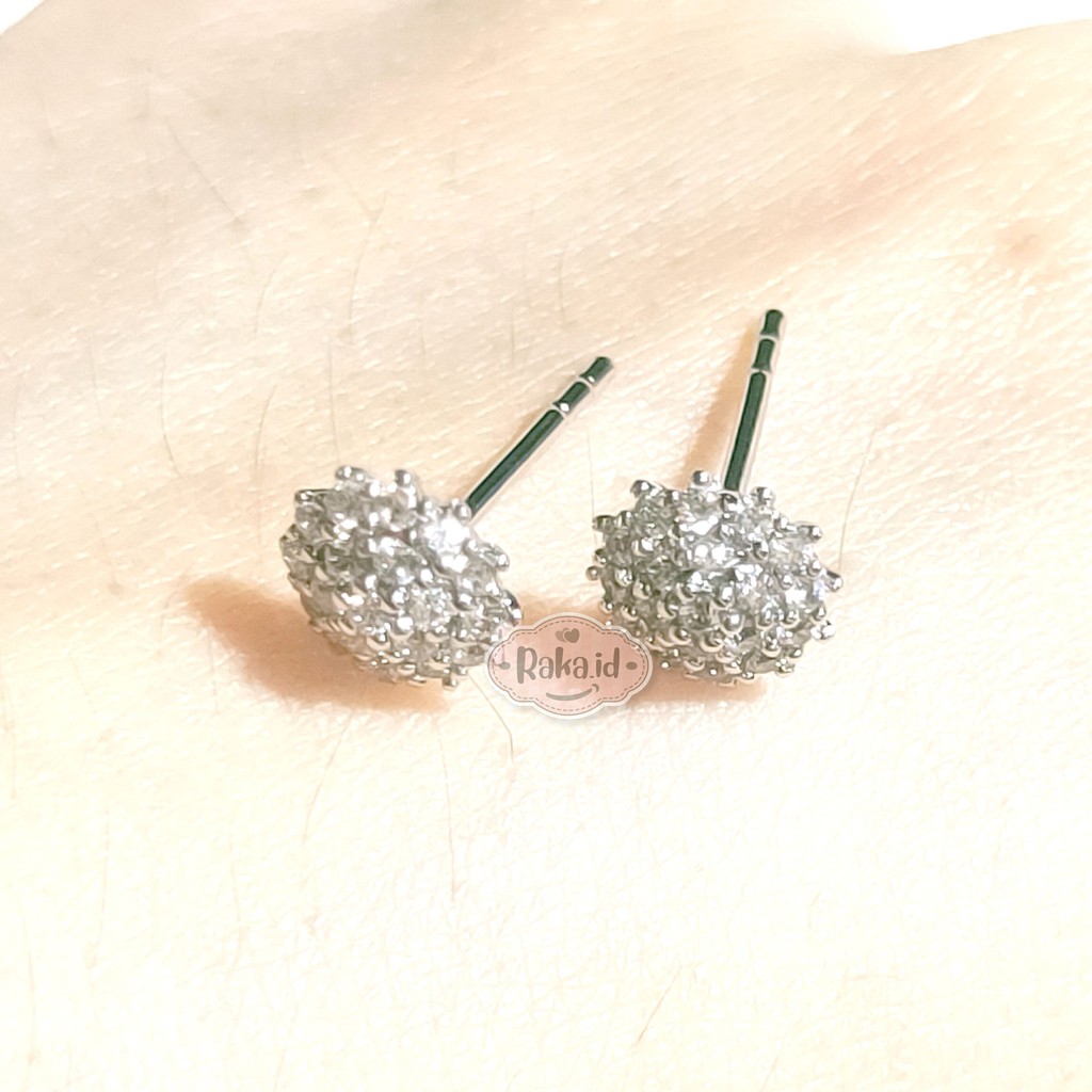 RAKA Acc - Anting Stud / Tusuk Bunga Mas Perhiasan Aksesoris Wanita Lapis Emas 18k 503