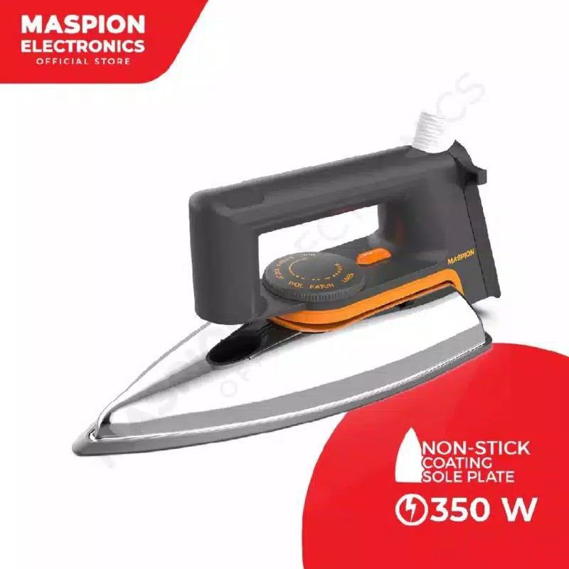 Maspion Setrika HA-110 HA110 Setrika Listrik Stainless Grey setrika maspion ha 110 setrikaan maspion setrika murah strika maspion setrika maspion classic maspion