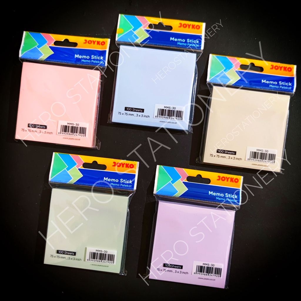 

Memo stick sticky note kertas joyko warna pastel morandi MMS-30