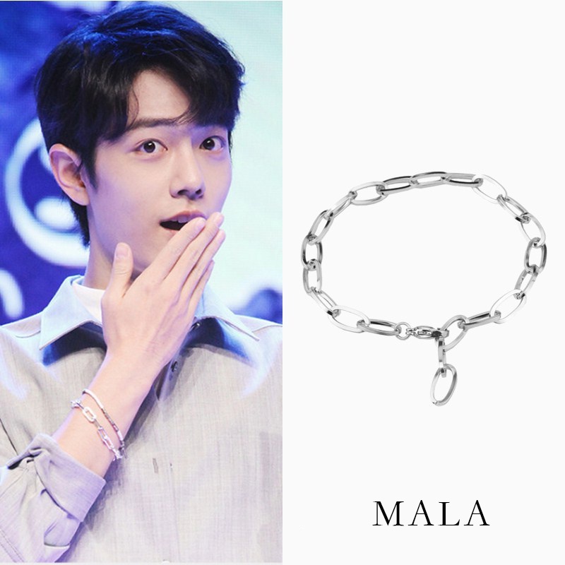 Gelang Silver Gaya Korea Untuk Pria Dan Wanita
