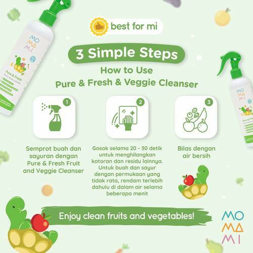 Momami Pure&amp; Fresh Fruit &amp; Veggie Cleanser