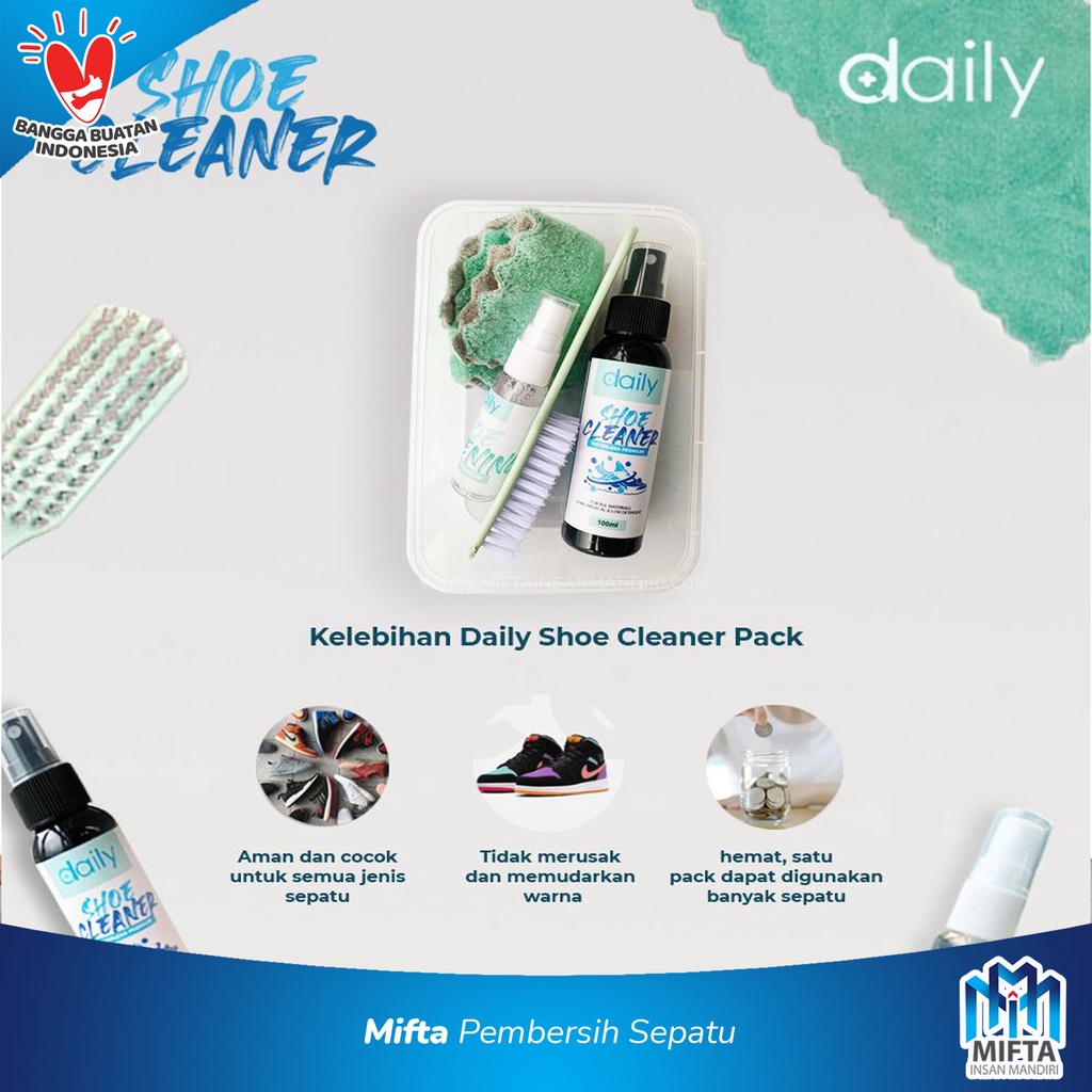 DAILY SHOE CLEANER (WATERLESS) / PEMBERSIH SEPATU TANPA AIR