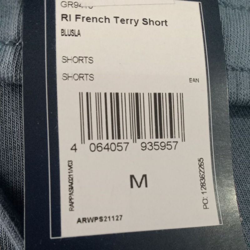 celana pendek reebok RI FRENCH TERRY SHORT