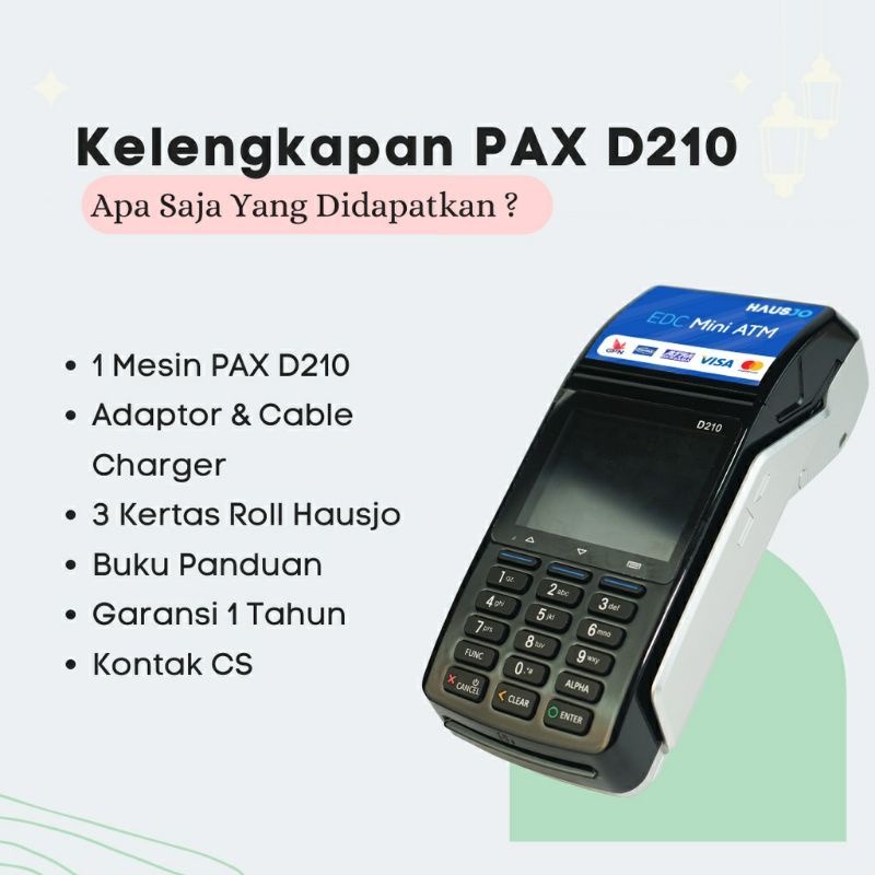 EDC PAX D210 konvesional