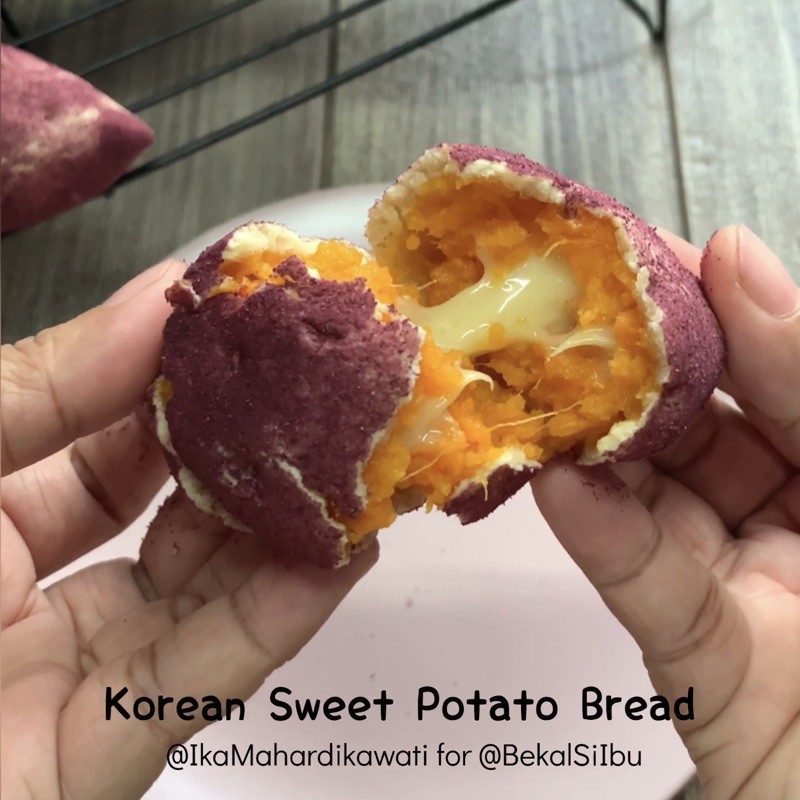 

Korean Sweet Potato Bread Cheese isi 4pcs (Goguma Ppang)