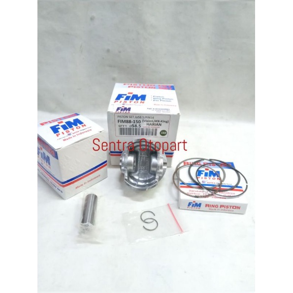 Piston seher kit vixion mx King oversize 150 fim