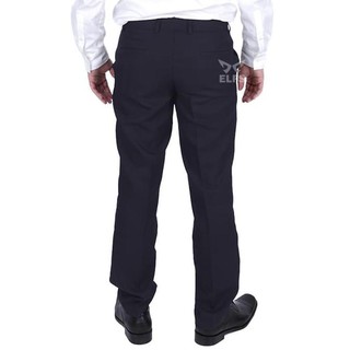  CELANA  BAHAN FORMAL PRIA  SLIMFIT WOOL ABU  ABU  MUDA 29 