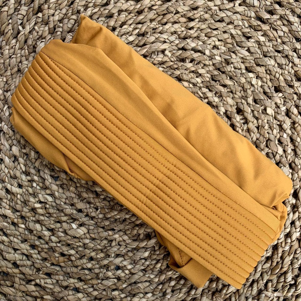 JILBAB ELNIFA SERUT POLOS Part 1-Mustard