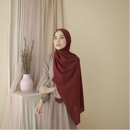 Pashmina diamond premium pollycotton/hijab wanita muslim simple style