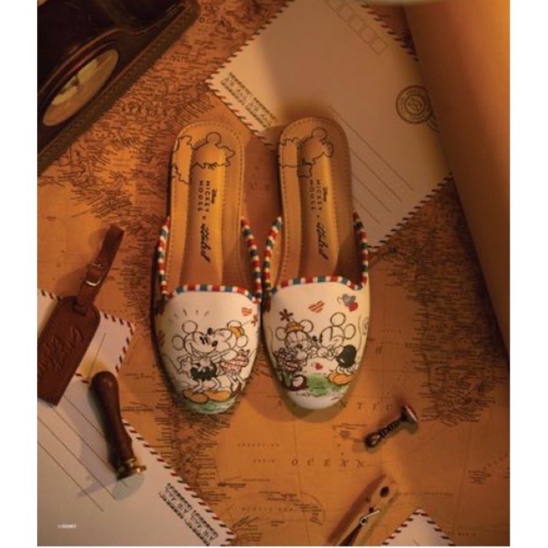 Ittaherl Dear Mickey Slipper Round Cloud size 38