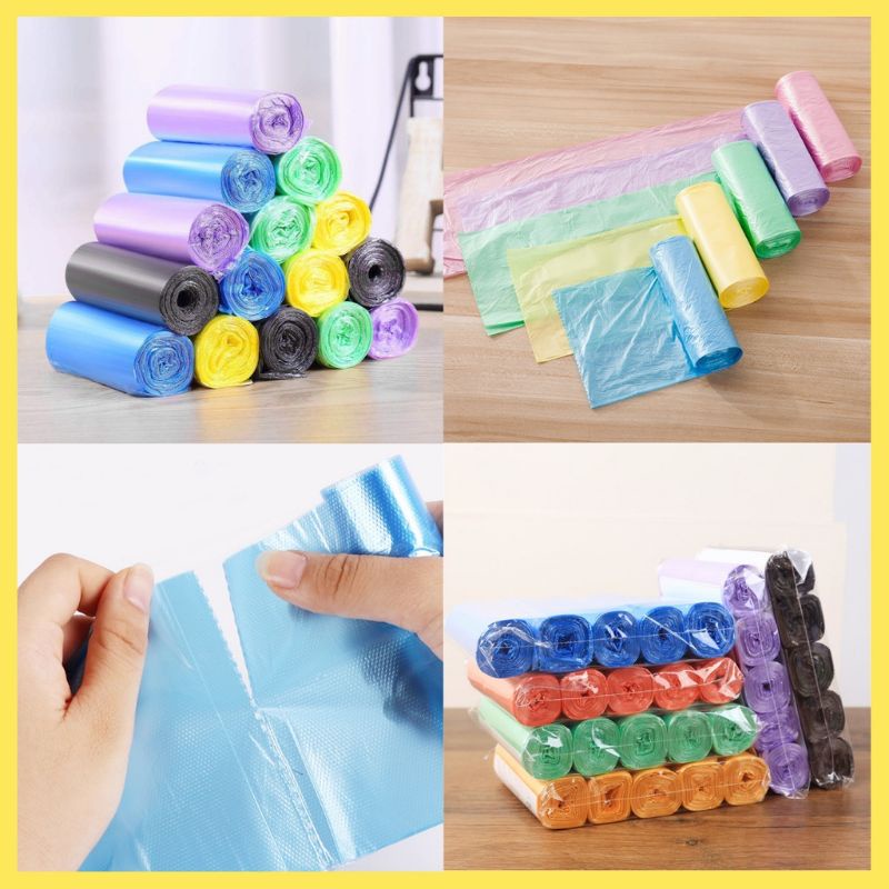 Kantong Plastik Sampah warna 45x50cm isi 20 pcs kantong sampah