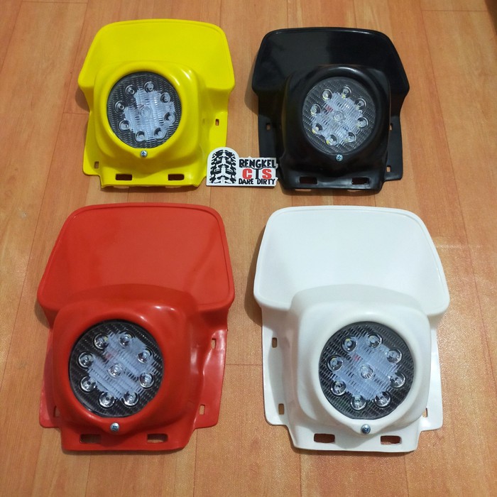 Headlamp Lampu Depan Trail Klasik Vintage LED ELBA