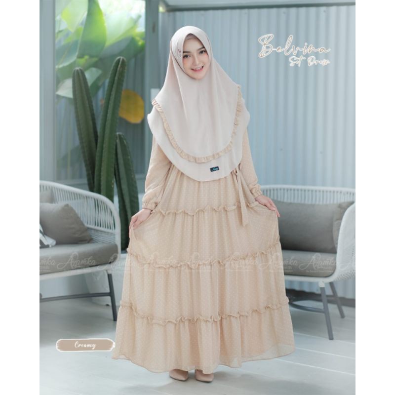 *Belvina Set Dress* @Azamka Hijab by jingga
