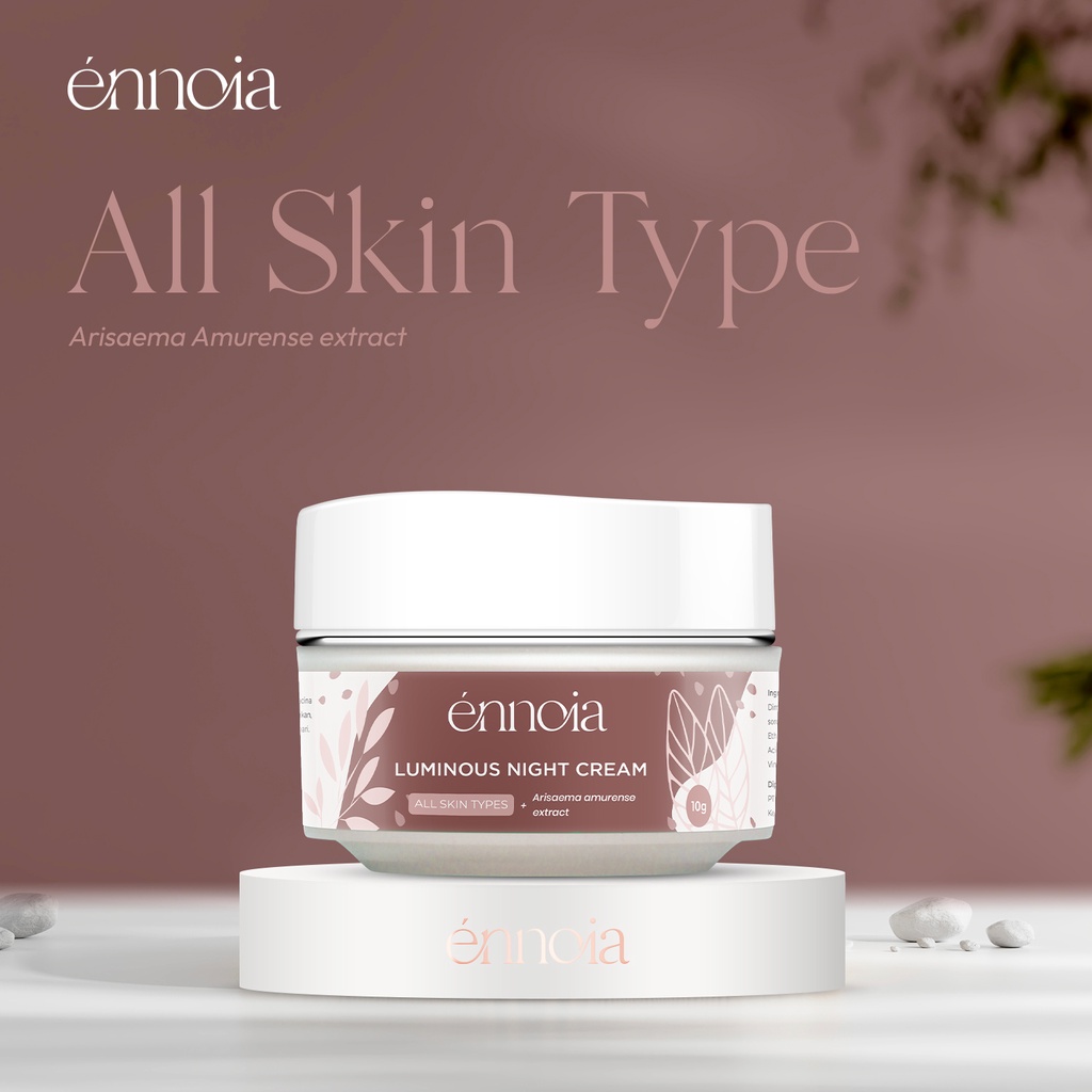Night Cream Ennoia Skincare Luminous Series
