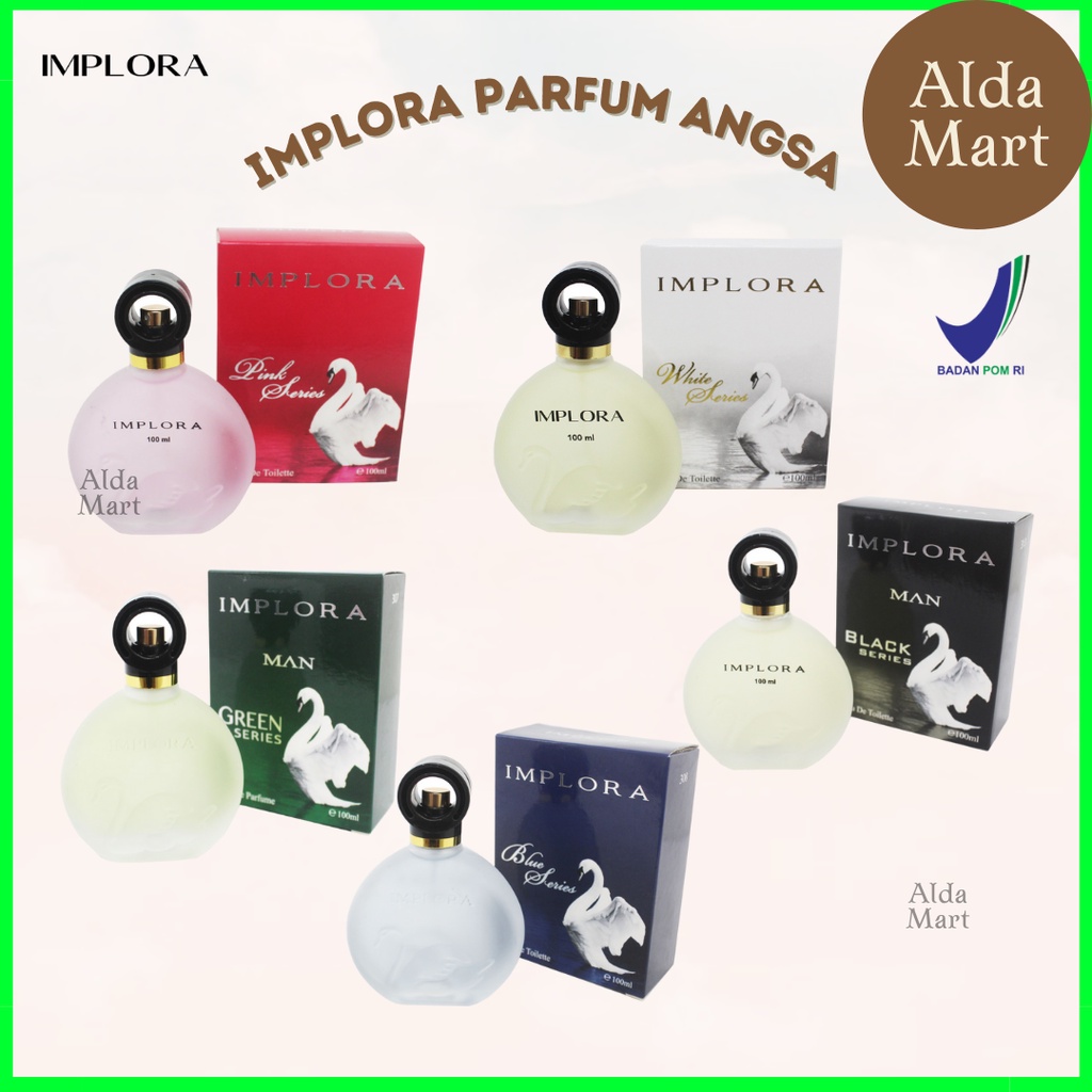 ✿ALDA MART✿ Implora parfum Eau De Toilette perfume swan angsa bebek EDT minyak wangi tubuh