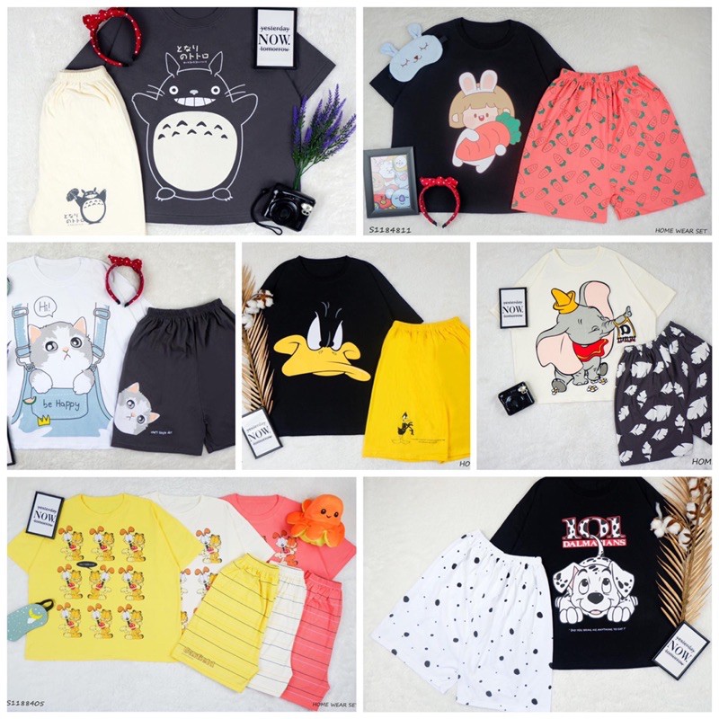 Homewear set Cartoon Kaos